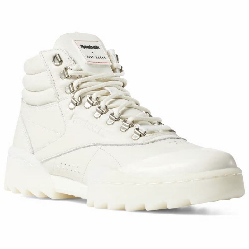 Reebok X Gigi Hadid Freestyle Hi Nova Ripple Tenisky Damske - Biele/Strieborne WC6070AY